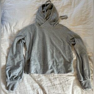 Alo Cropped Hooded Sweatshirt size: small